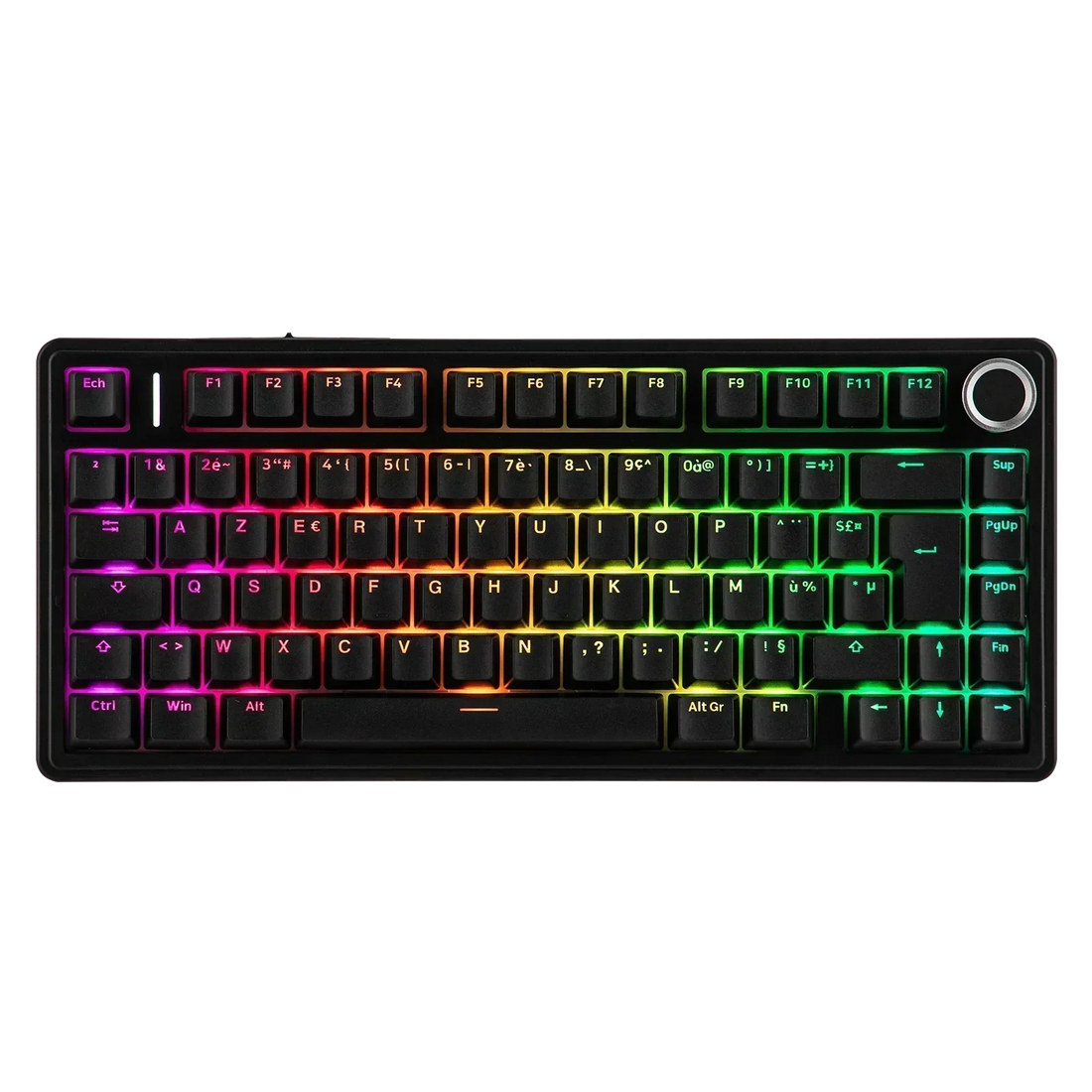 Test AULA F75 AZERTY — Avis Complet 2026 : Le Clavier 75% Ultime ? - AREA 404