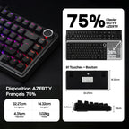 CLAVIER MÉCANIQUE AULA F75 | AZERTY