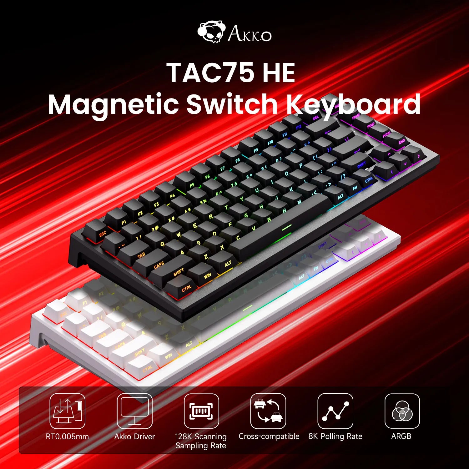 Clavier Mécanique AKKO TAC75 HE | QWERTY