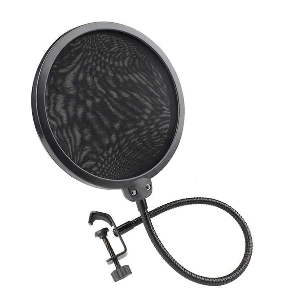 POP FILTER MICROPHONE | Double Couche Col de Cygne 360°