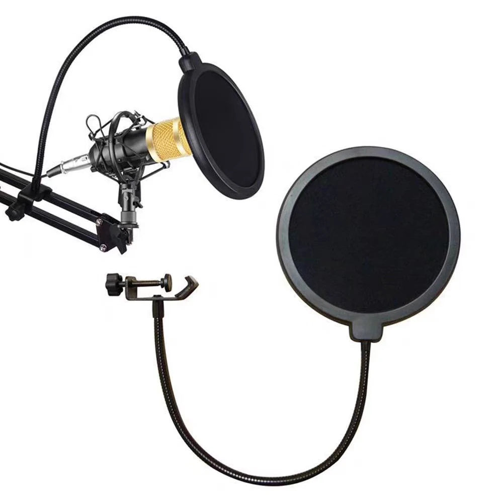 POP FILTER MICROPHONE | Double Couche Col de Cygne 360°