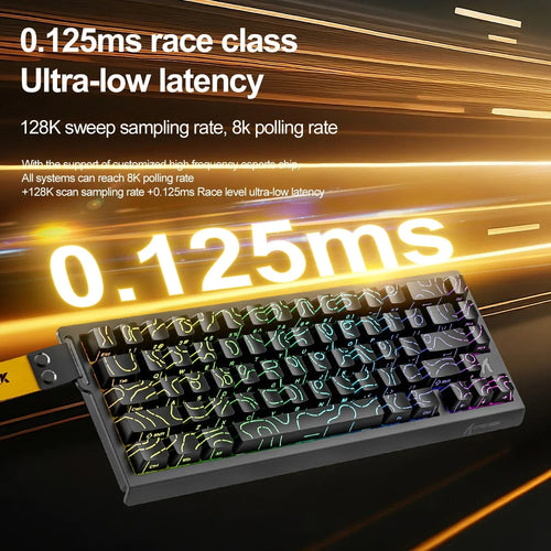 CLAVIER MÉCANIQUE ATTACK SHARK X68 HE | QWERTY - AREA 404