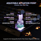 CLAVIER MÉCANIQUE ATTACK SHARK X68 HE | QWERTY - AREA 404