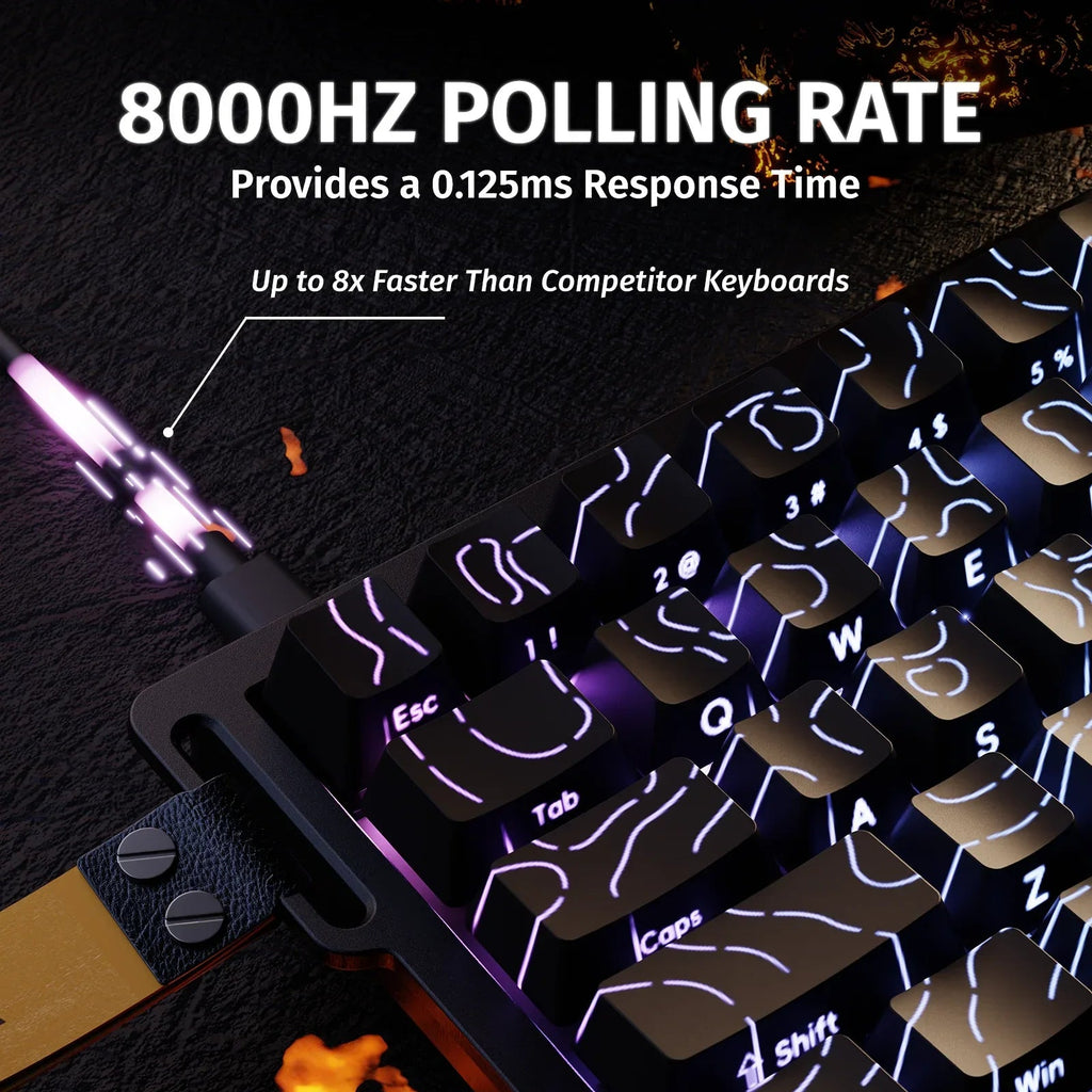 CLAVIER MÉCANIQUE ATTACK SHARK X68 HE | QWERTY - AREA 404