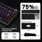 CLAVIER MÉCANIQUE AULA F75 | AZERTY - AREA 404