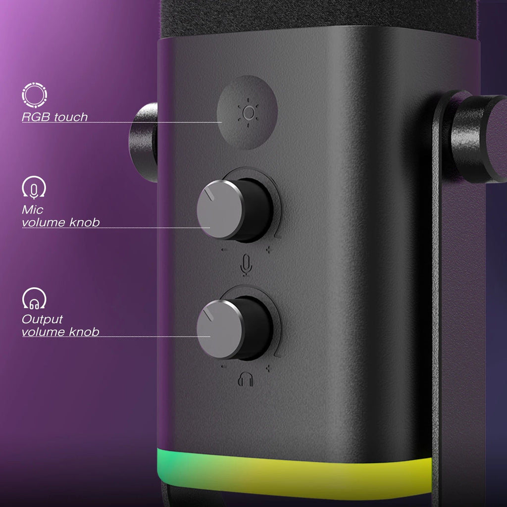 MICROPHONE DYNAMIQUE FIFINE AMPLIGAME AM8 - AREA 404