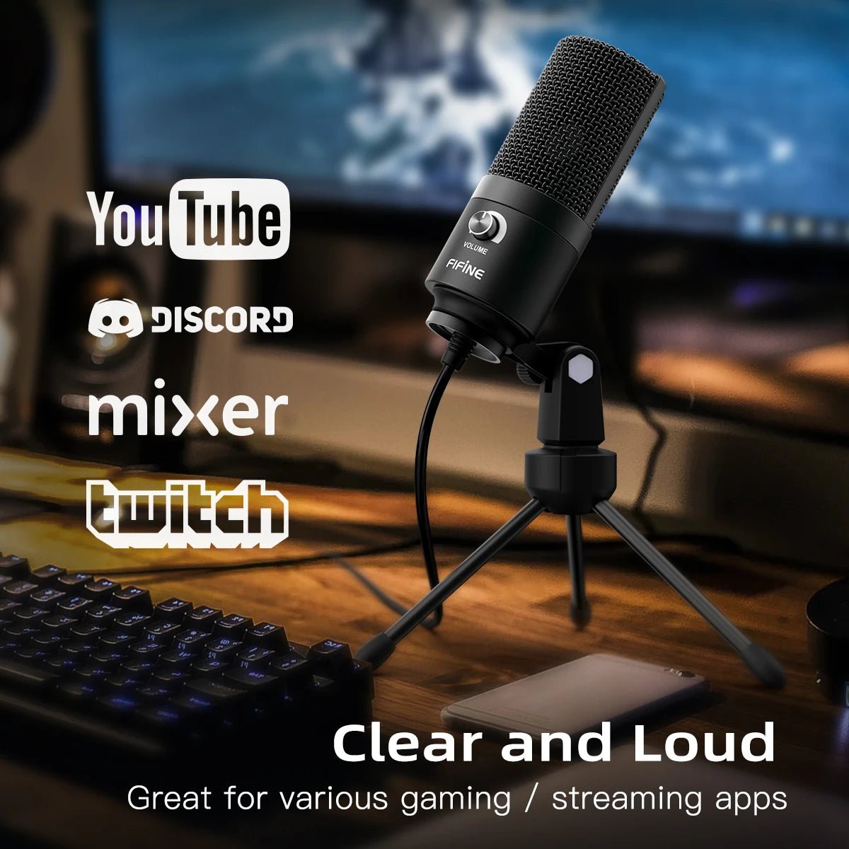 Microphone FIFINE K669B - AREA 404