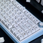 SET DE TOUCHES AZERTY | COW WHITE - AREA 404