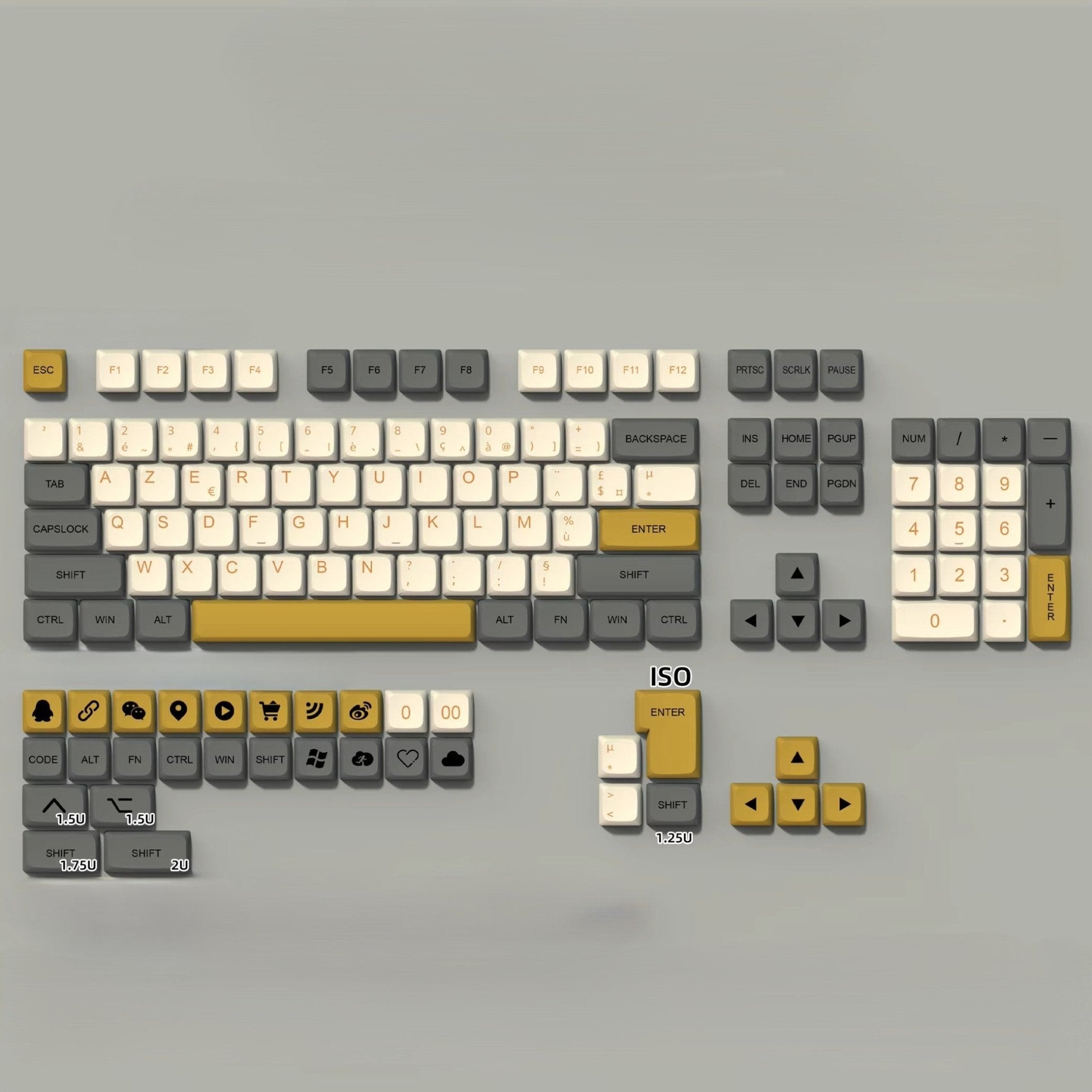 SET DE TOUCHES AZERTY | Profil XDA - AREA 404