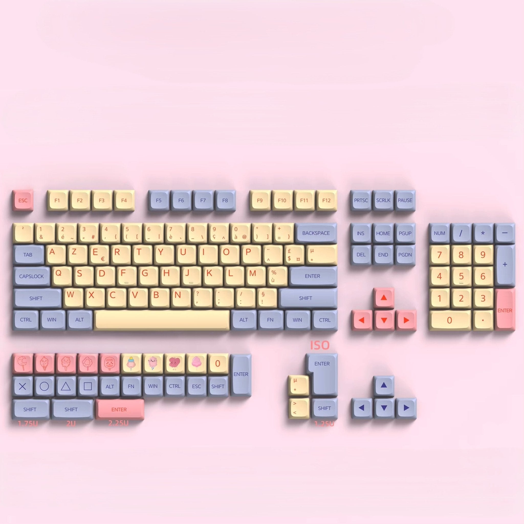 SET DE TOUCHES AZERTY | Profil XDA - AREA 404