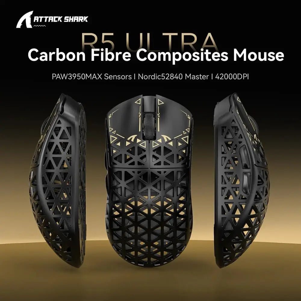 SOURIS GAMING ATTACK SHARK R5 | 8K Sans Fil - AREA 404