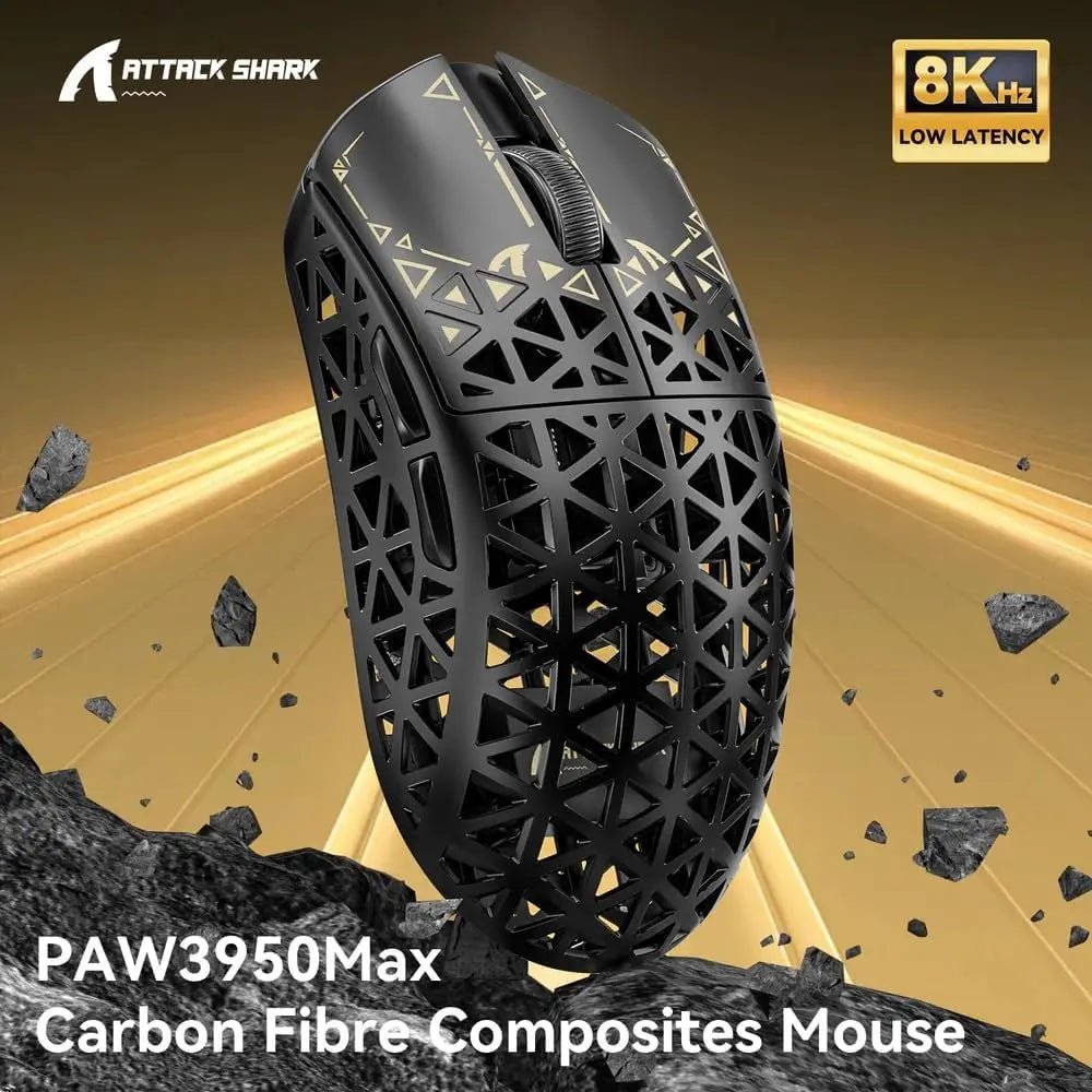 SOURIS GAMING ATTACK SHARK R5 | 8K Sans Fil - AREA 404