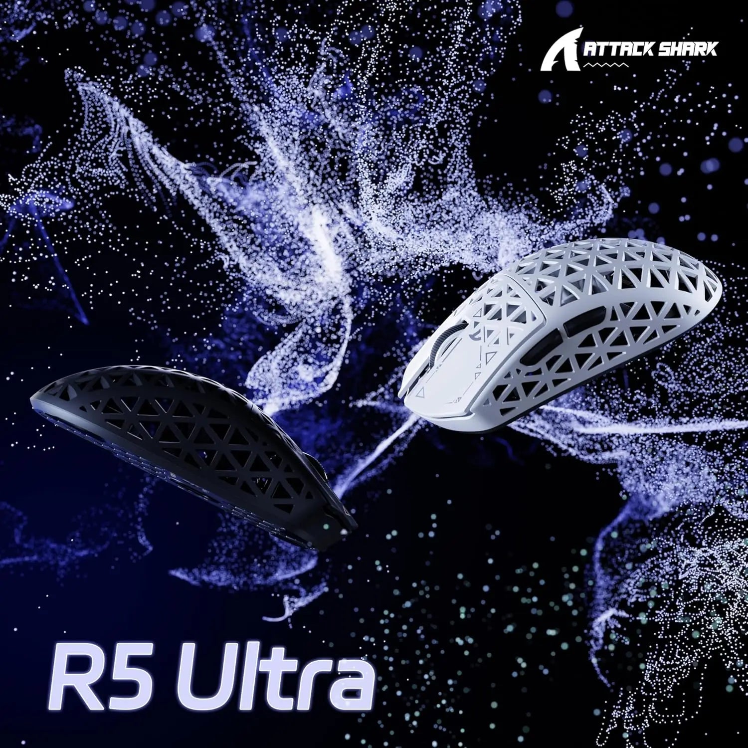 SOURIS GAMING ATTACK SHARK R5 | 8K Sans Fil - AREA 404