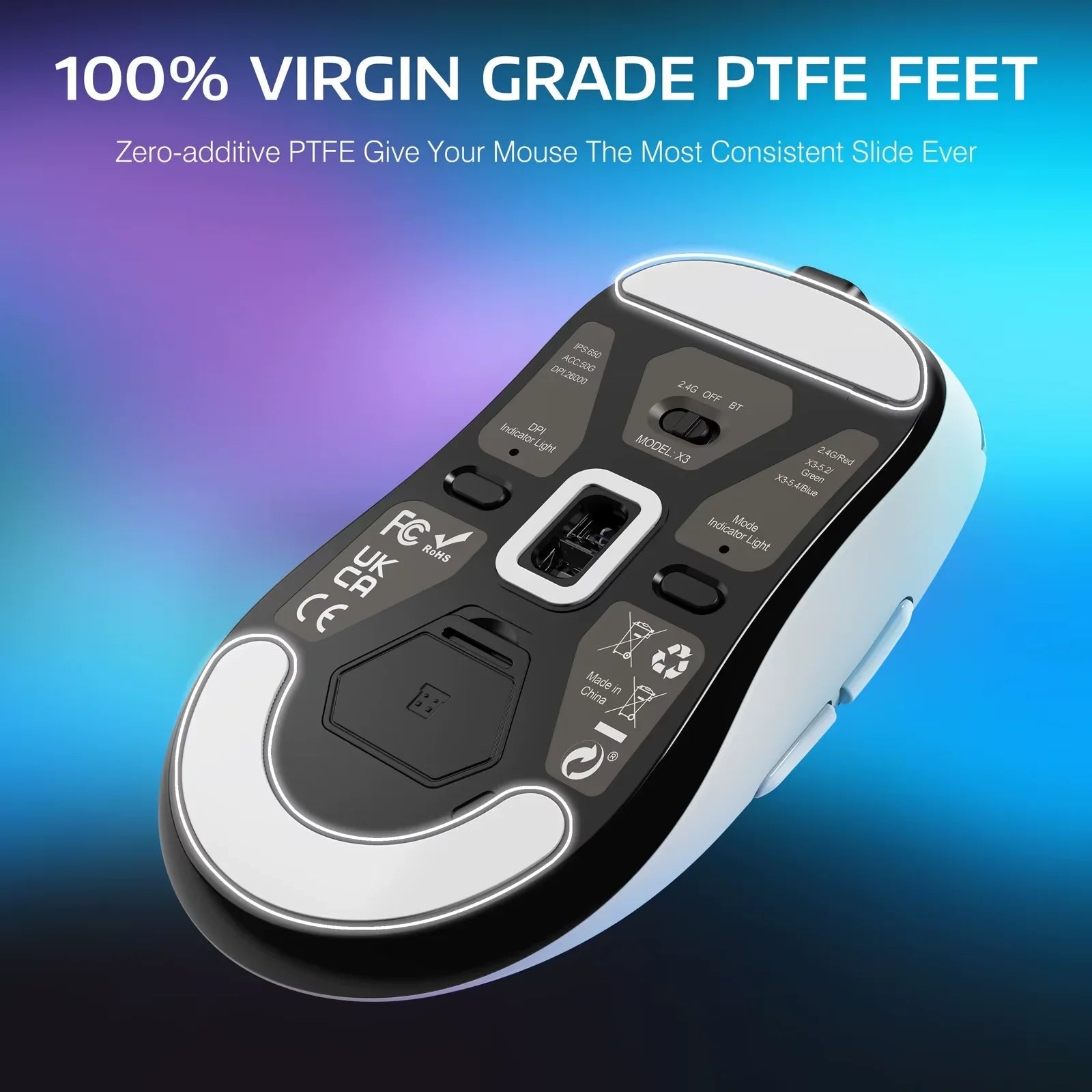 SOURIS GAMING ATTACK SHARK X3 - AREA 404